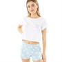 Brave Soul Pyjama Snowy PJ Femme Blanc