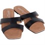 Brave Soul Womens Missy Mule Sandals Black