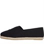 Brave Soul Womens Cindy Canvas Espadrilles Black