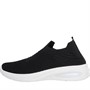 Brave Soul Womens Tasha Knitted Trainers Black Mono