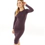 Brave Soul Dame Ella Bodycon Kjoler af jerseystof Bordeaux