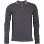Brave Soul Heren Pilgrim Polo’s met lange mouwen Grijs