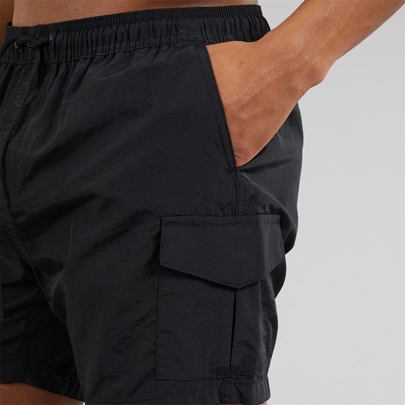 Brave Soul Mens Cooper Swim Shorts Black
