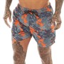 Brave Soul Mens Oklahoma Swim Shorts Khaki Camo Print