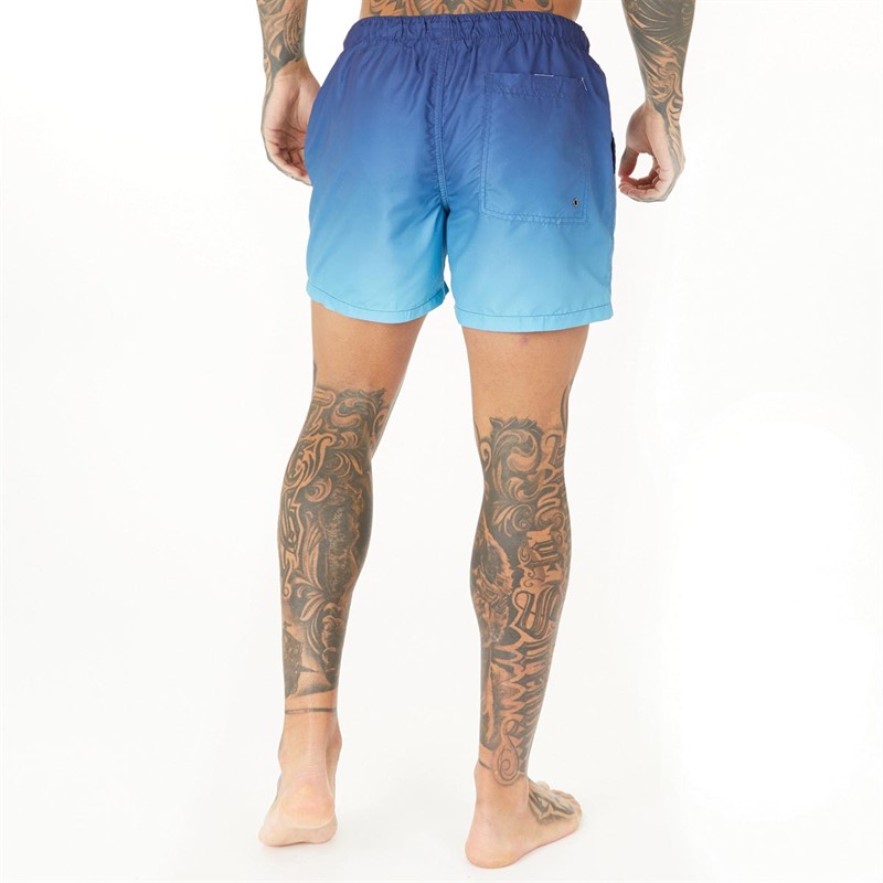 Brave Soul Mens Zante Swim Shorts Blue