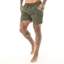 Brave Soul Mens Cooper Swim Shorts Khaki