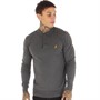 Brave Soul Mens Vidic Knitted Polo Dark Charcoal Mel