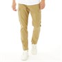 Brave Soul Mens Clarkson Cargo Pants Stone