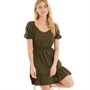 Brave Soul Womens Frannie Dress Khaki