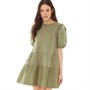 Brave Soul Womens Amie Dress Khaki