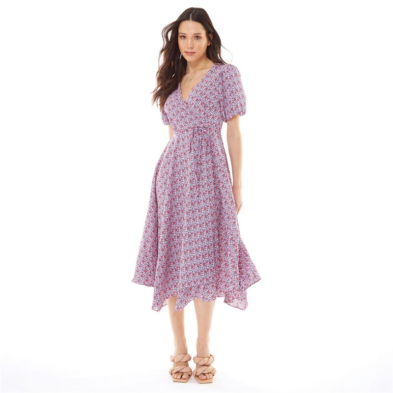 Brave Soul Womens Madda Dress Pink