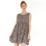 Brave Soul Womens Heather Dress Stone/Black
