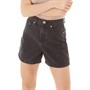 Brave Soul Womens Rebecca Denim Shorts Black/White/Grey Marl
