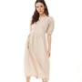 Brave Soul Womens Yoyo Dress Beige/White