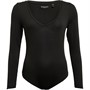 Brave Soul Womens Jill Bodysuit Black