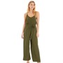 Brave Soul Womens Iman Jumpsuit Khaki