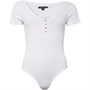 Brave Soul Womens Georgia Bodysuit White