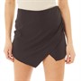 Brave Soul Womens Mallorca Skort Black