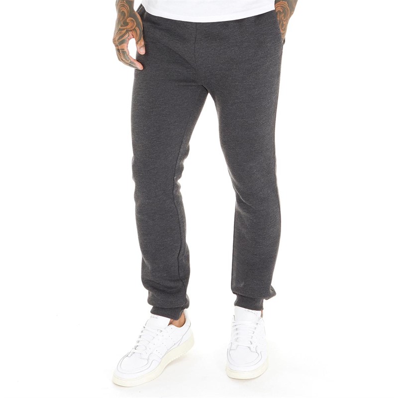 Buy Brave Soul Mens Willas Joggers Charcoal Marl