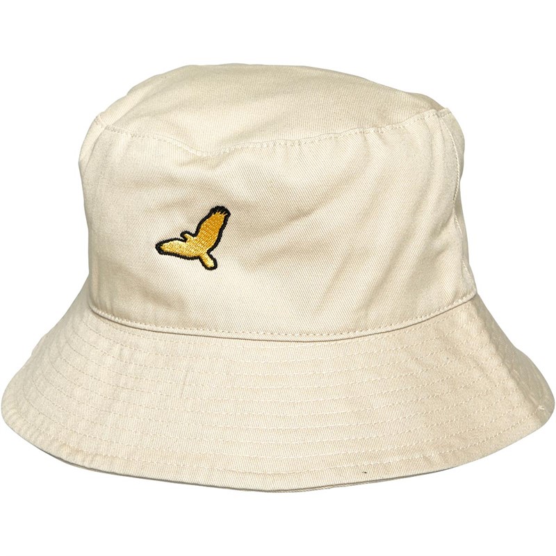Brave Soul Mens Perry Eagle Bucket Hat Stone