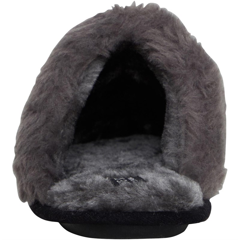 Brave Soul Womens Bekah Slippers Black