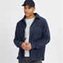 Brave Soul Mens Maru Fleece Shacket Navy