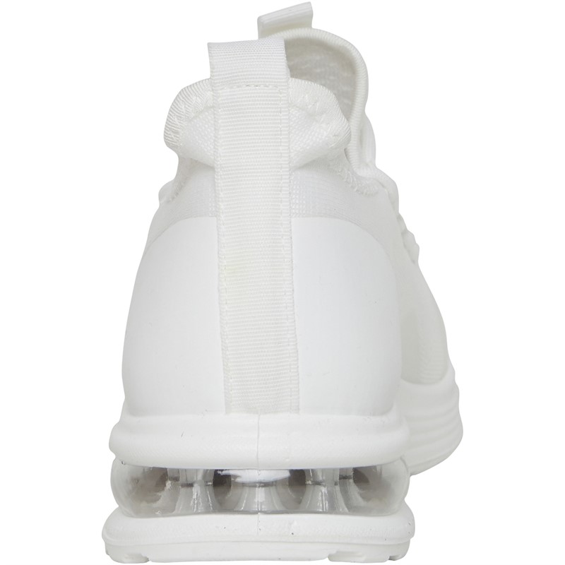 Brave Soul Mens Altair Trainers Whitemono