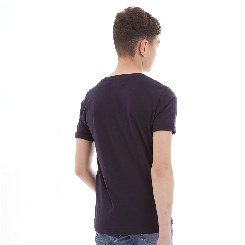 Brave Soul T-Shirts Garçon Bleu Marine