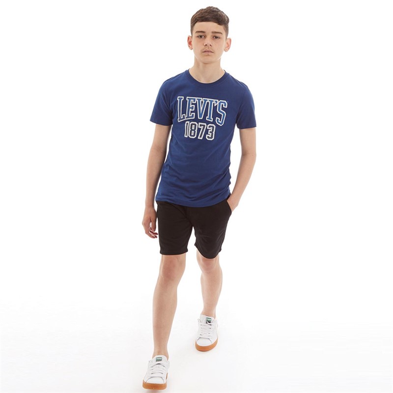 Brave Soul Shorts Garçon Noir