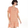 Brave Soul Kleid Damen Lee Orange/Marine