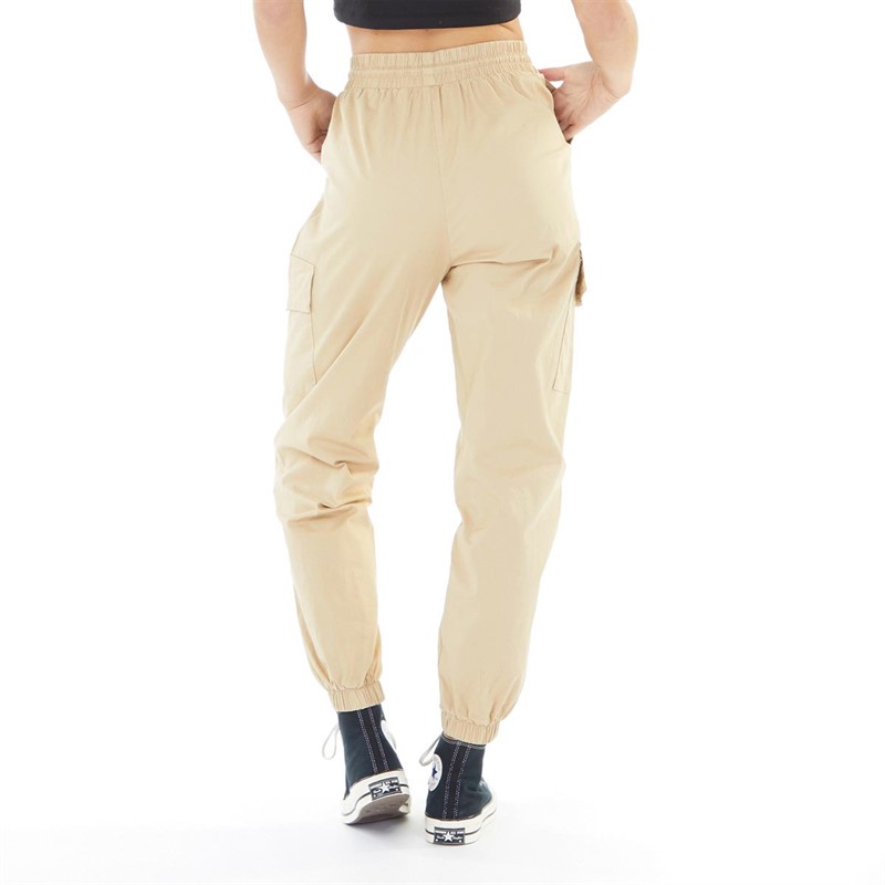 Brave Soul Womens Gorga Cargo Pants Sand
