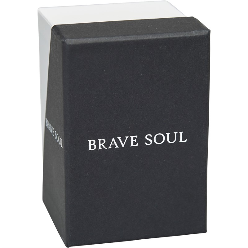 Brave Soul Mens Two Pack Beaded Bracelets Brown/Black