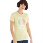 Brave Soul Womens Saffy T-Shirt Lemon/Lime