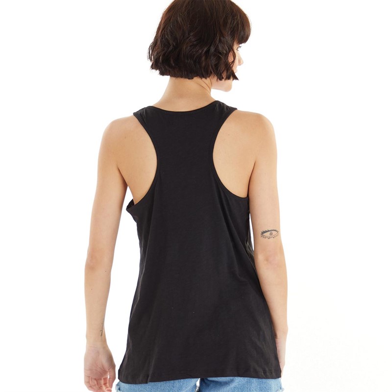 Brave Soul Womens Babes Vest Black