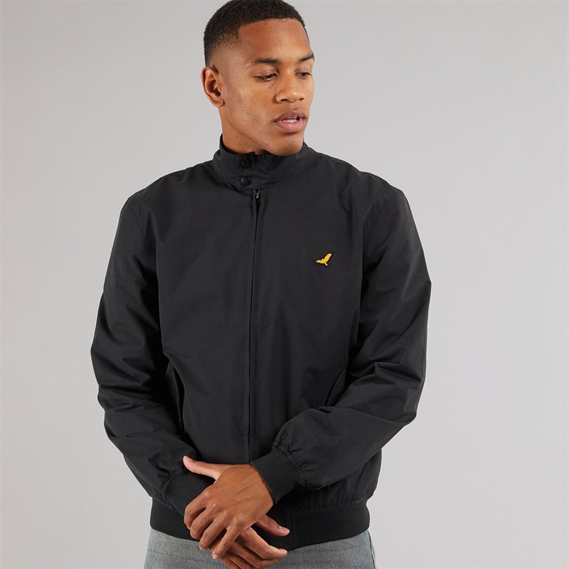 Brave Soul Mens Falcon Harrington Jacket Black