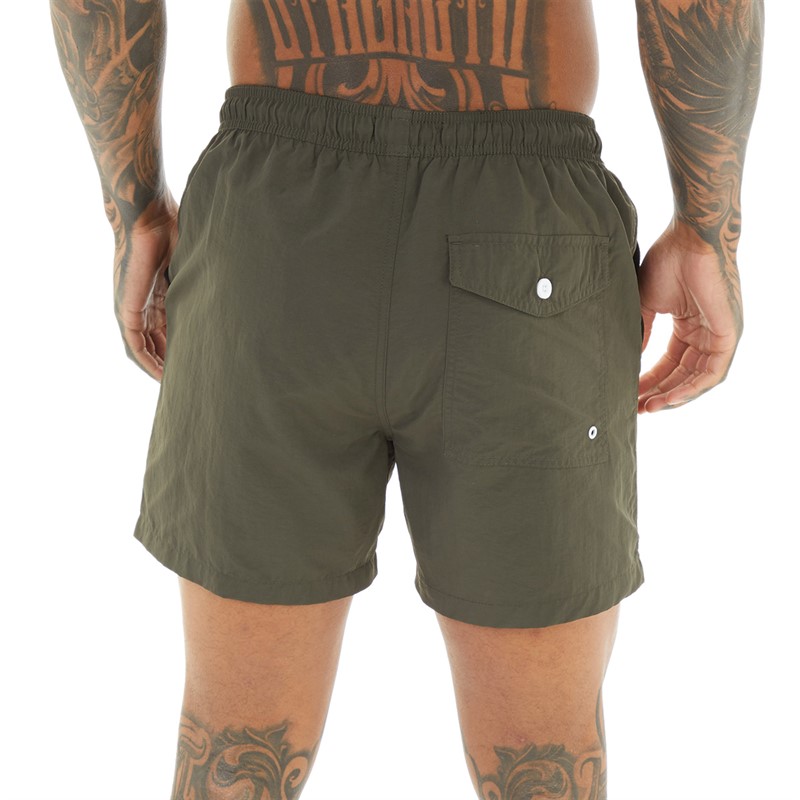 Brave Soul Herren Badehose Khaki