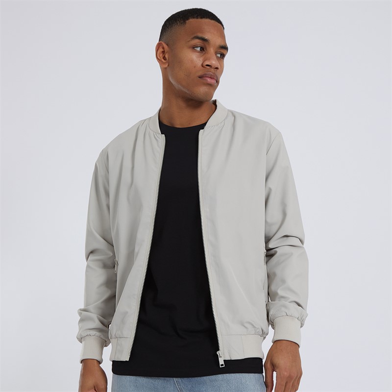 Mens long shop bomber jacket