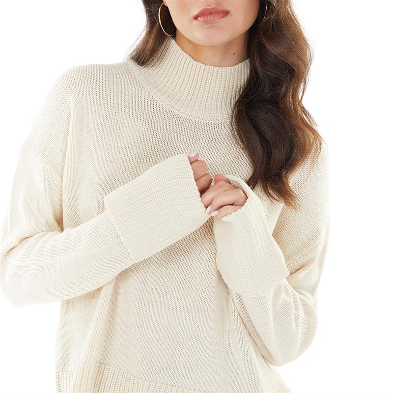 Brave Soul Womens Annabell Jumper Cream