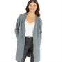 Brave Soul Womens Initial Cardigan Grey
