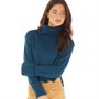 Brave Soul Womens Capitso Jumper Teal