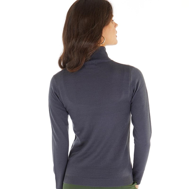 Brave Soul Womens Colombia Jumper Slate Charcoal