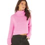 Brave Soul Womens Capitso Jumper Pink
