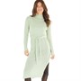 Brave Soul Womens Murphy Knitted Dress Sage