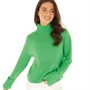 Brave Soul Womens Annabell Jumper Green