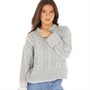 Brave Soul Womens Tahlio Jumper Grey