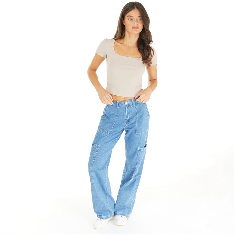 Brave Soul Womens Mica T-Shirt Mushroom