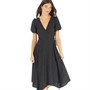 Brave Soul Womens Marni Dress Black/White Spot