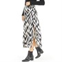 Brave Soul Womens Suzie Skirt Black/Cream Zebra