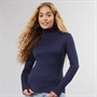 Brave Soul Womens Adrian Long Sleeve Top Dark Navy