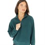 Brave Soul Womens Nina Sweatshirt Deep Green